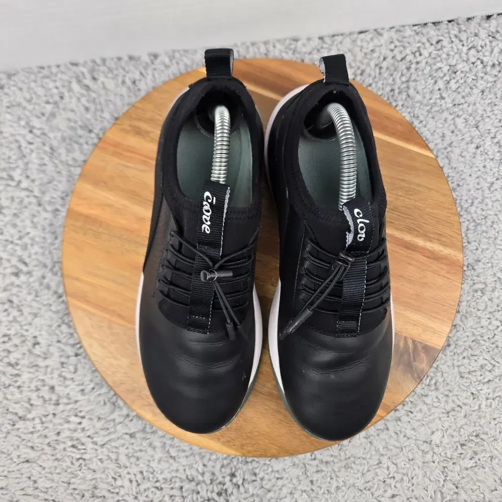 Clove Classic Core Sneakers Womens 9 Black White Nursing Healthcare Comfort Shoe